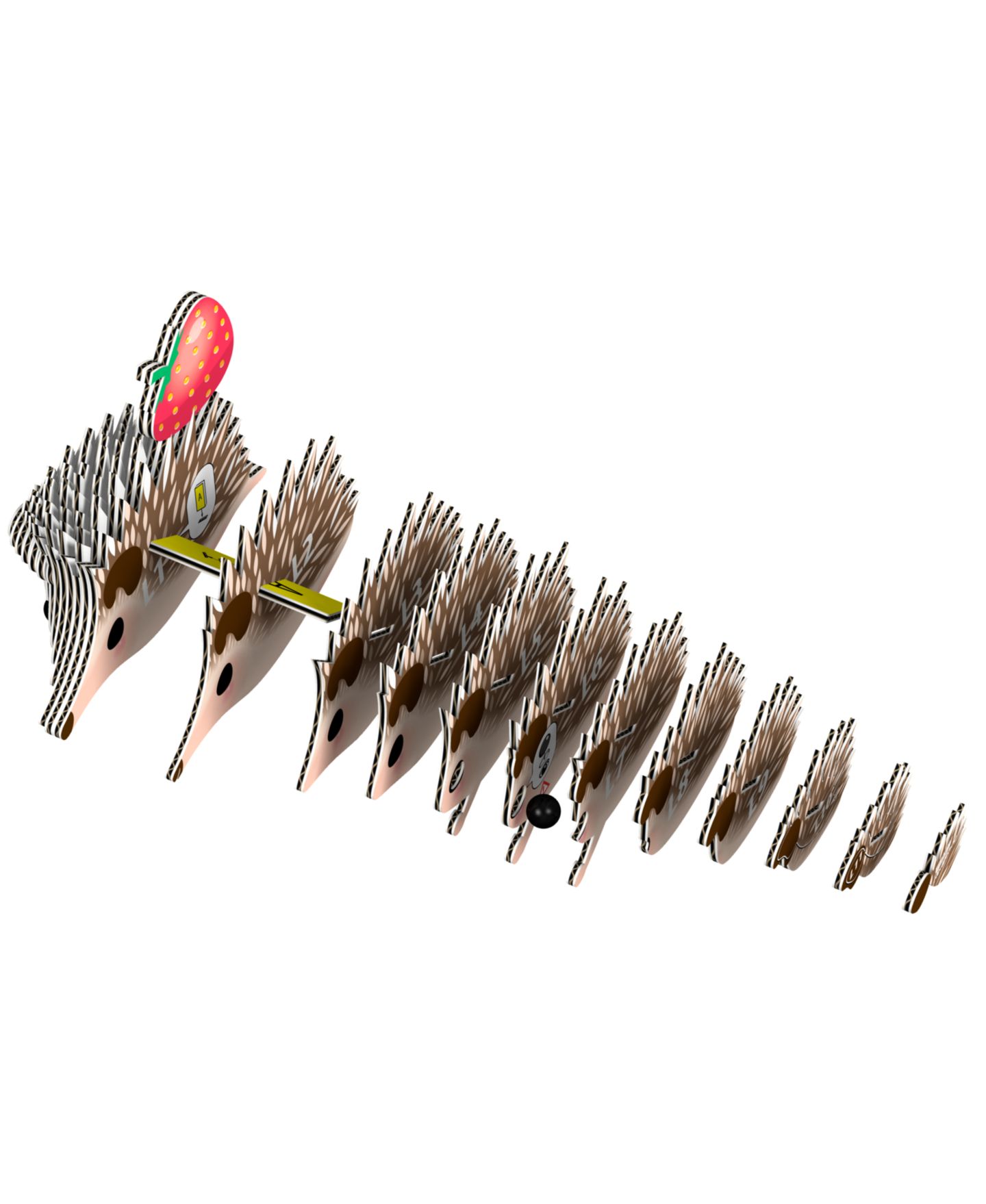 Детские конструкторы Eugy Hedgehog 3D Puzzle, цвет: Open Miscellaneous — фото 2