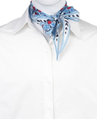 Women's Maritime Floral Diamond Scarf