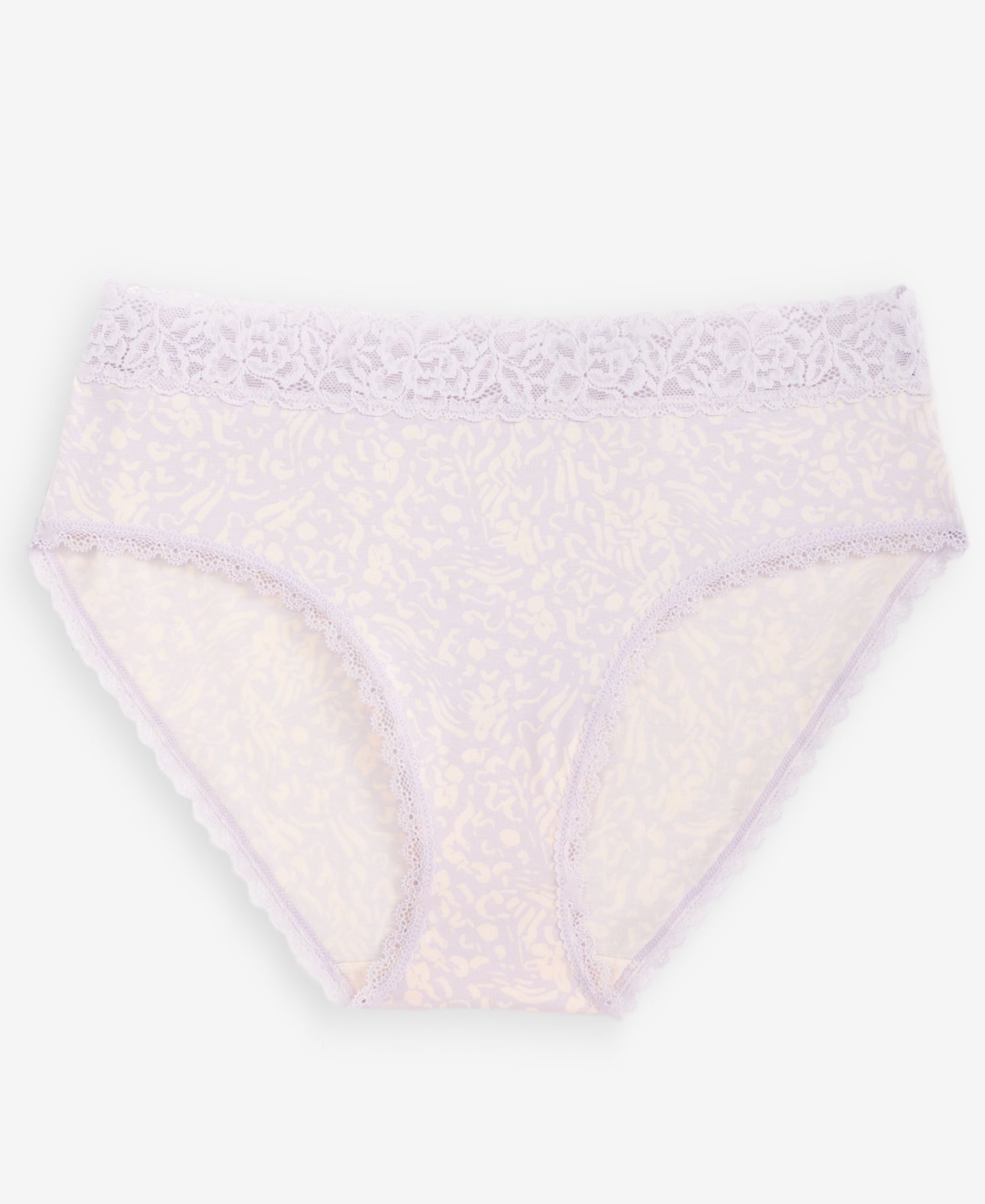 Women's Cotton Blend Lace-Trim Hipster Underwear