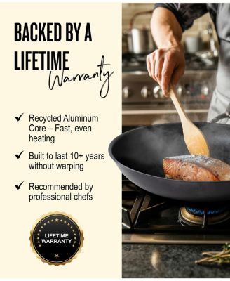 Artist 2-Piece Carbon Steel Frying Pan Set – Naturally Nonstick, Chemical-Free