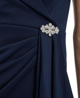 Women's Sleeveless V-Neck Midi Dress