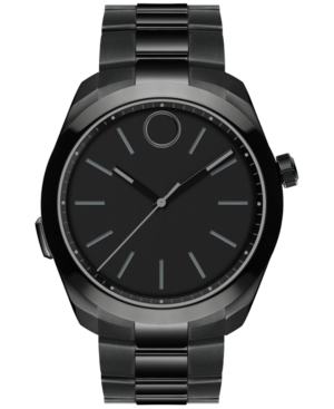 Movado Men's Swiss Bold Motion Black Ion-Plated Stainless 