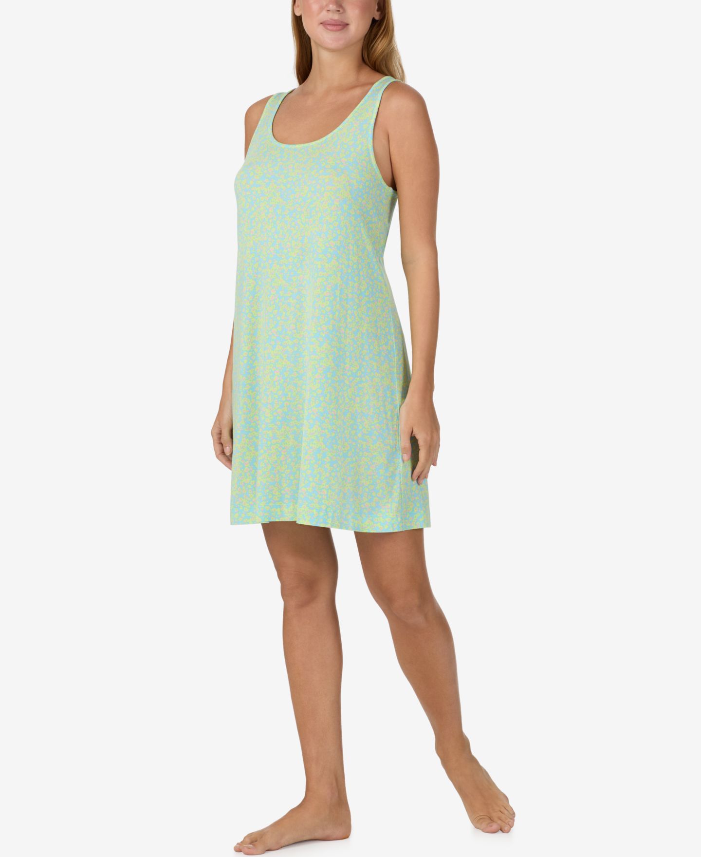 Женское платье Sanctuary Sleeveless Short Tank Sleep Dress, цвет: Electric Ditsy — фото 2