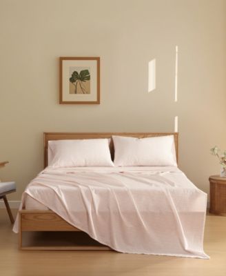 Pikkuinen Unikko 200-Thread Count Cotton Percale 4-Pc. Sheet Set, King