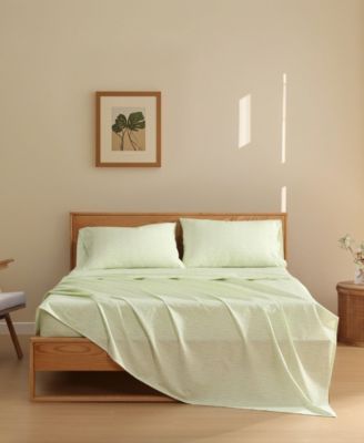 Pikkuinen Unikko 200-Thread Count Cotton Percale 4-Pc. Sheet Set, Full