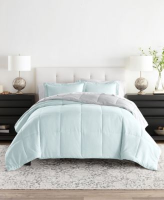 Bedding Bundle Reversible Pattern 7-Piece Comforter Set, California King