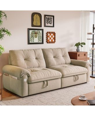 Streamdale  convertible sofa bed, 2-in-1 cloud-like fabric, for living rooms/bedrooms.