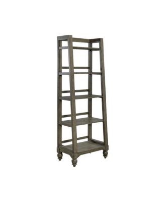 Americana Farmhouse Leaning Pier Bookcase