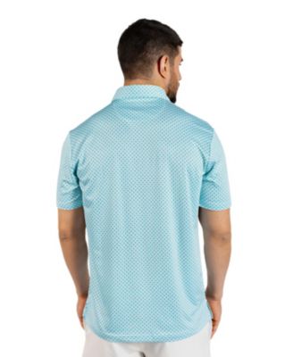 Men's Geo Floral Printed Performance Polo