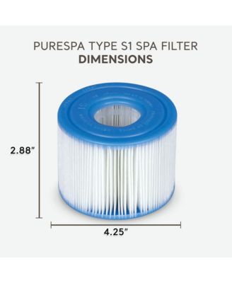 29001E PureSpa Type S1 Easy Set Spa Filter Replacement Cartridges, 2 Pack