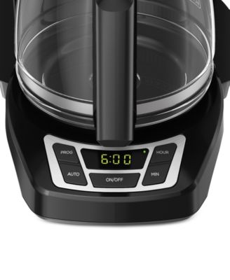 Black & Decker 12-Cup Programmable Coffee Maker, Black, CM1160B