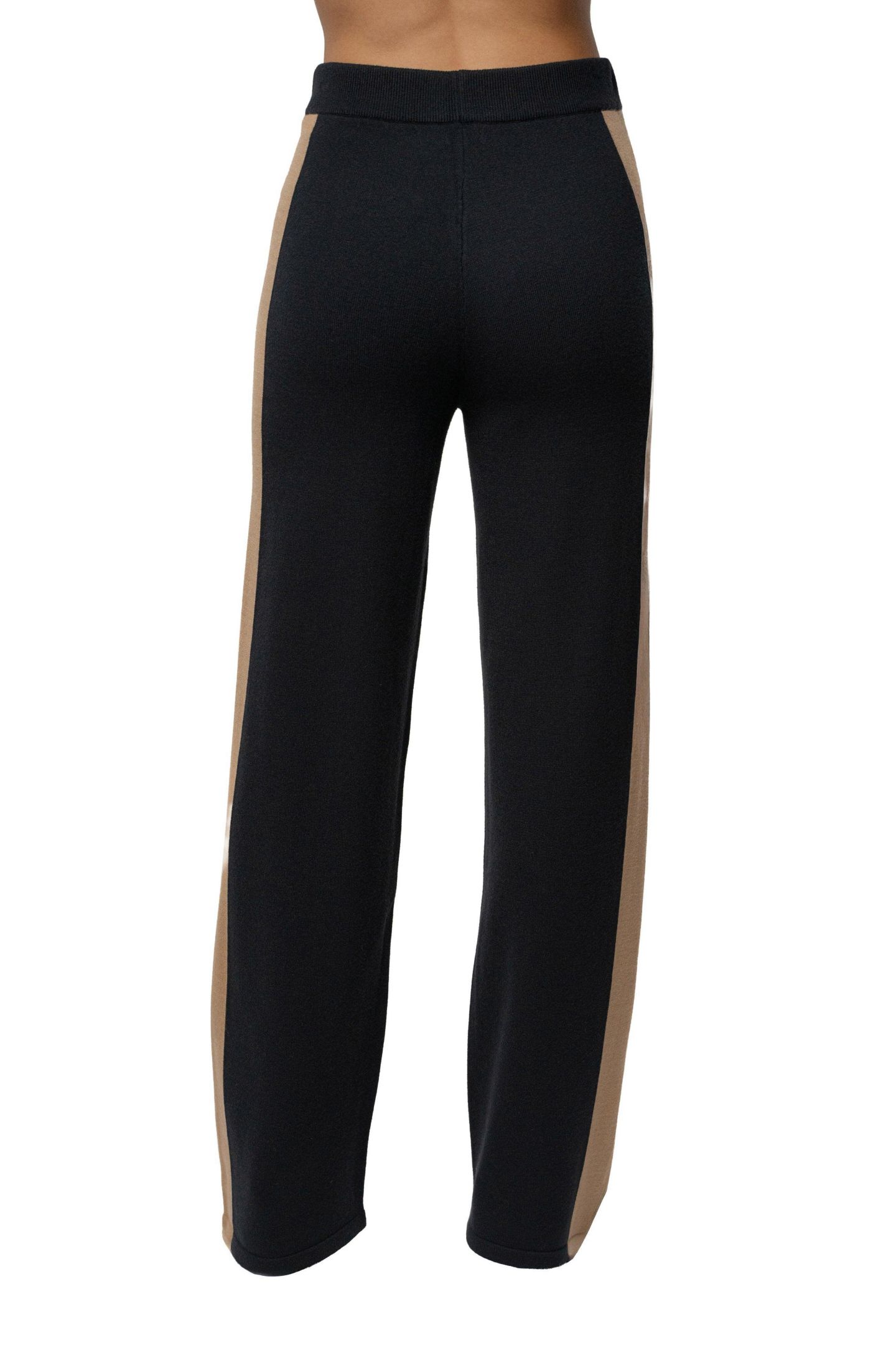 Женские брюки JLUXLABEL Chasing Fall Contrast Pant, цвет: Чёрный — фото 3