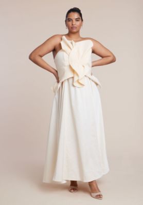 Women's Petal Bodice Gown