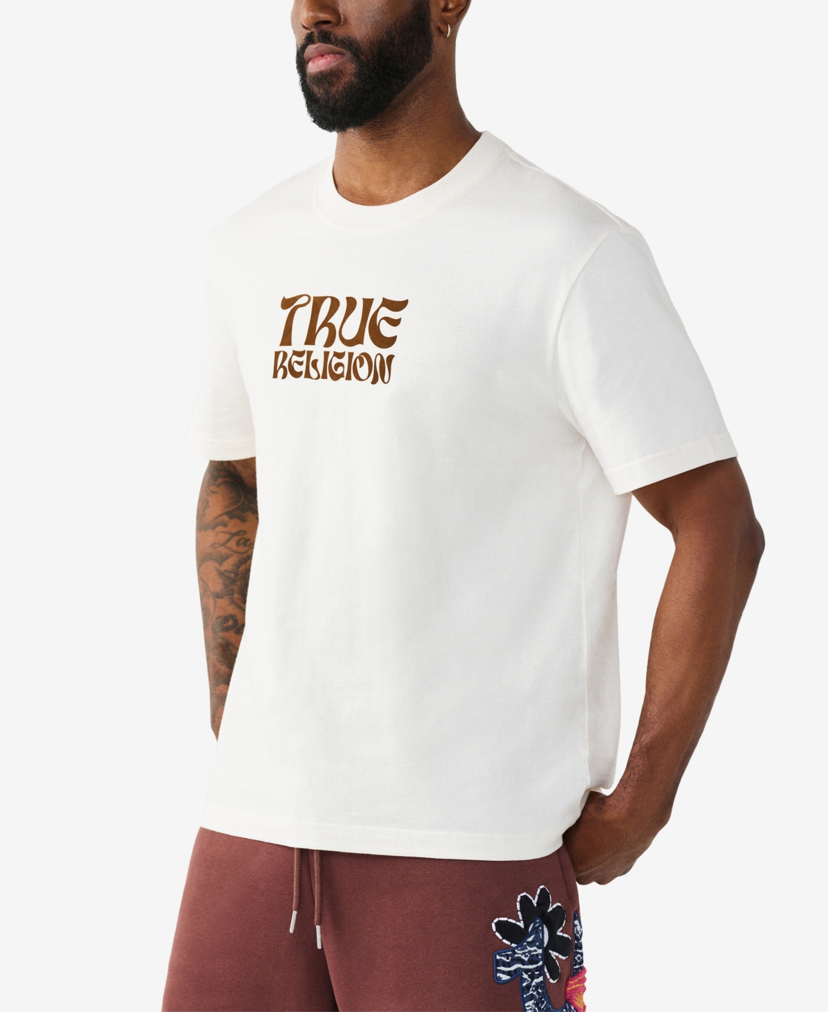 True Religion Men's Short-Sleeve Crewneck T-Shirt