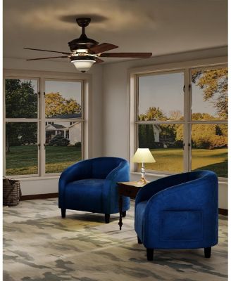 Accent Chair Armchair for Living Room Barrel Club Chair with Soft Padded Seat & Sturdy Legs for Bedroom Waiting Room Reception Chairs