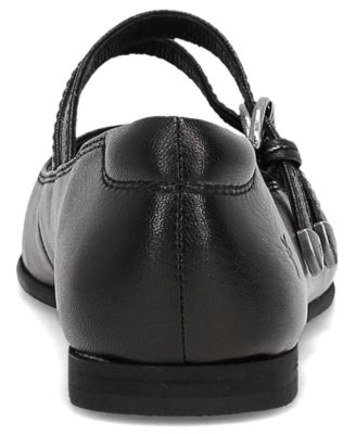 Women's Carson Multi Strap Mary Jane Leather Flats