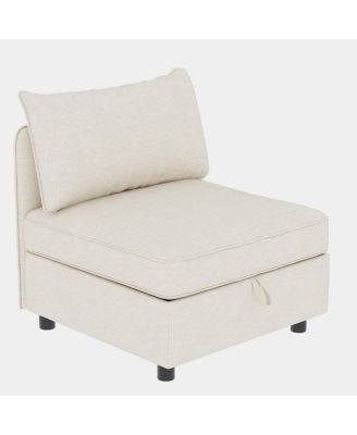 Modular Sectional Sofa with Storage & Sleeper - Flexible Fabric Combinations