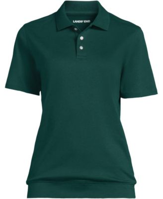 Women's Short Sleeve Banded Bottom Polo Shirt