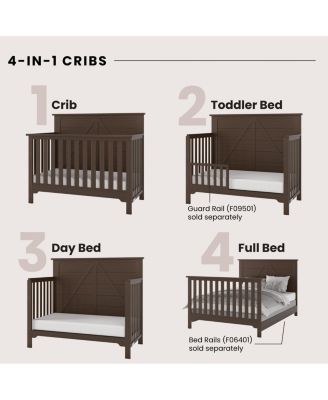 Woodland 4-in-1 Convertible Crib
