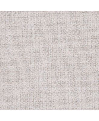 Textured Canvas Wingback Platform Bed