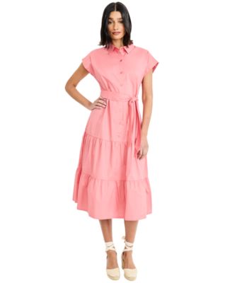 Women's Collared Shirt Dress
