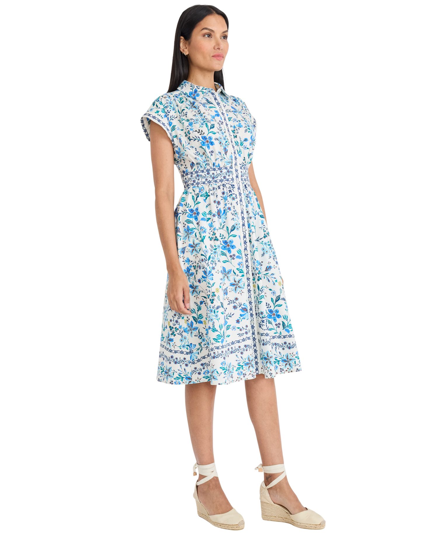 Women's Collared Midi Dress