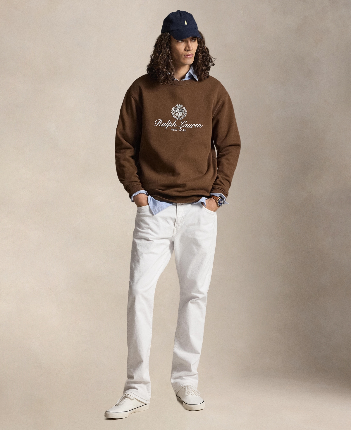 Polo Ralph Lauren Men's Big & Tall Graphic Fleece Sweatshirt