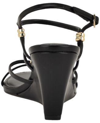 Women's Deliney Strappy Wedge Dress Sandals