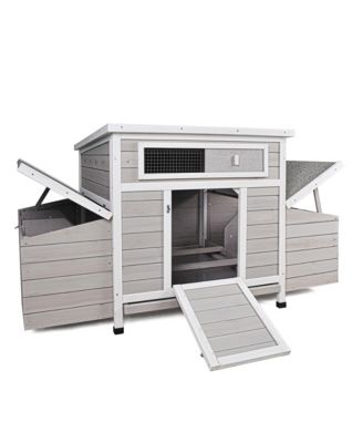 58" Fir Wood Outdoor Storage