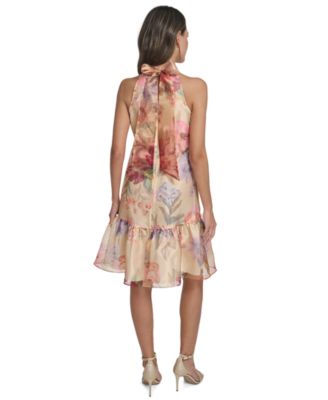 Petite Halter Neck Sleeveless Dress