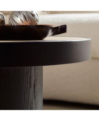 Streamdale Set of 2 Coffee Table, Round Sintered Stone Tabletop