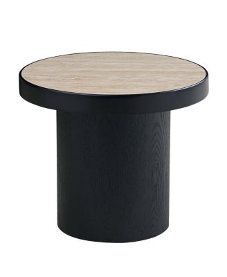 Streamdale Set of 2 Coffee Table, Round Sintered Stone Tabletop