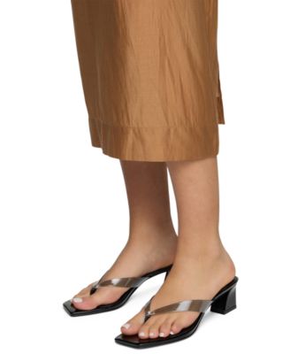 Women's Adryanna Block Heel Thong Sandals