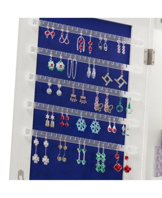 360° Swivel Jewelry Cabinet with Full Length Mirror