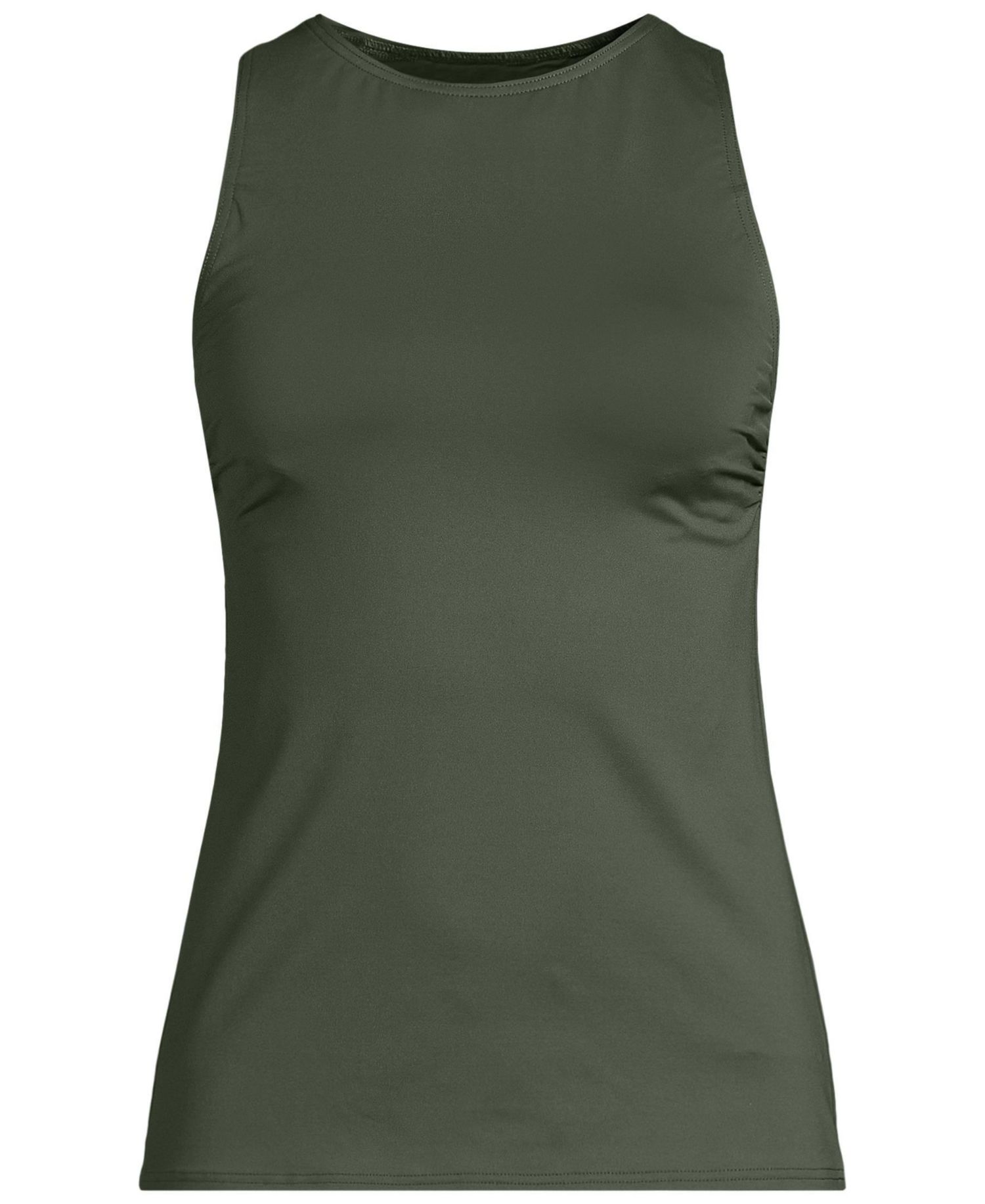 Women's High Neck UPF 50 Sun Protection Modest Tankini Swimsuit Top