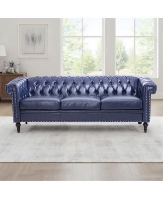 Streamdale 83.66 Inch Width Traditional Square Arm removable cushion 3 seater Sofa