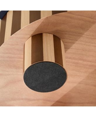 31" Round Wood Coffee Table