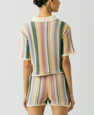 Women’s Short-Sleeve Collared Top