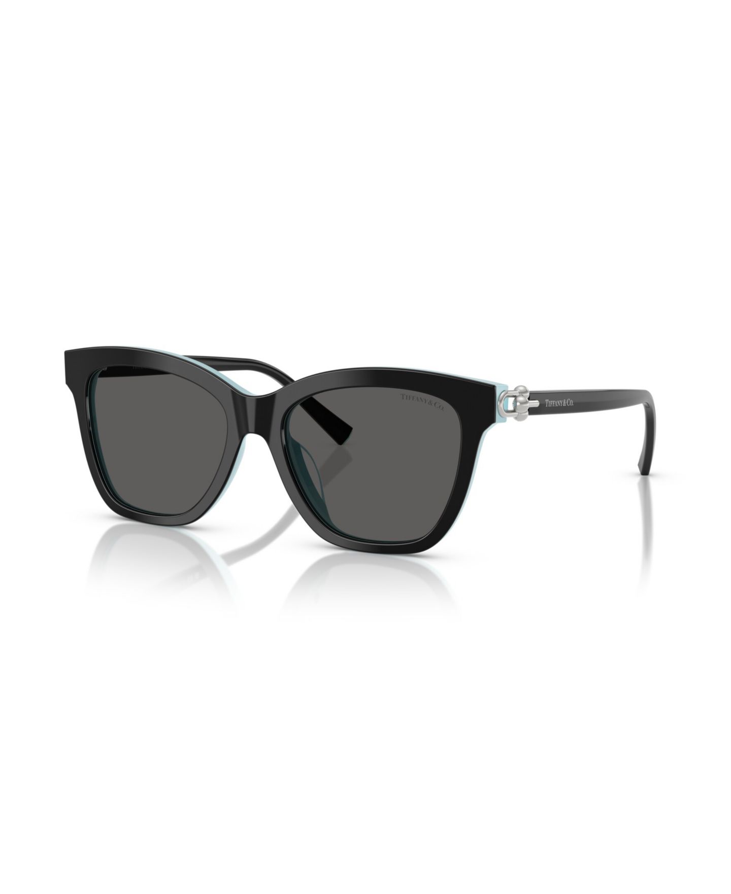 Женские солнцезащитные очки Tiffany & Co. Square Sunglasses, TF4241D, цвет: Чёрный синий — фото 1