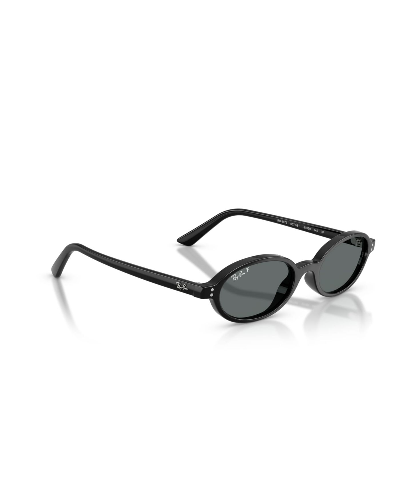 Поляризационные солнцезащитные очки Ray-Ban RB4472 унисекс, овальные — фото 3
