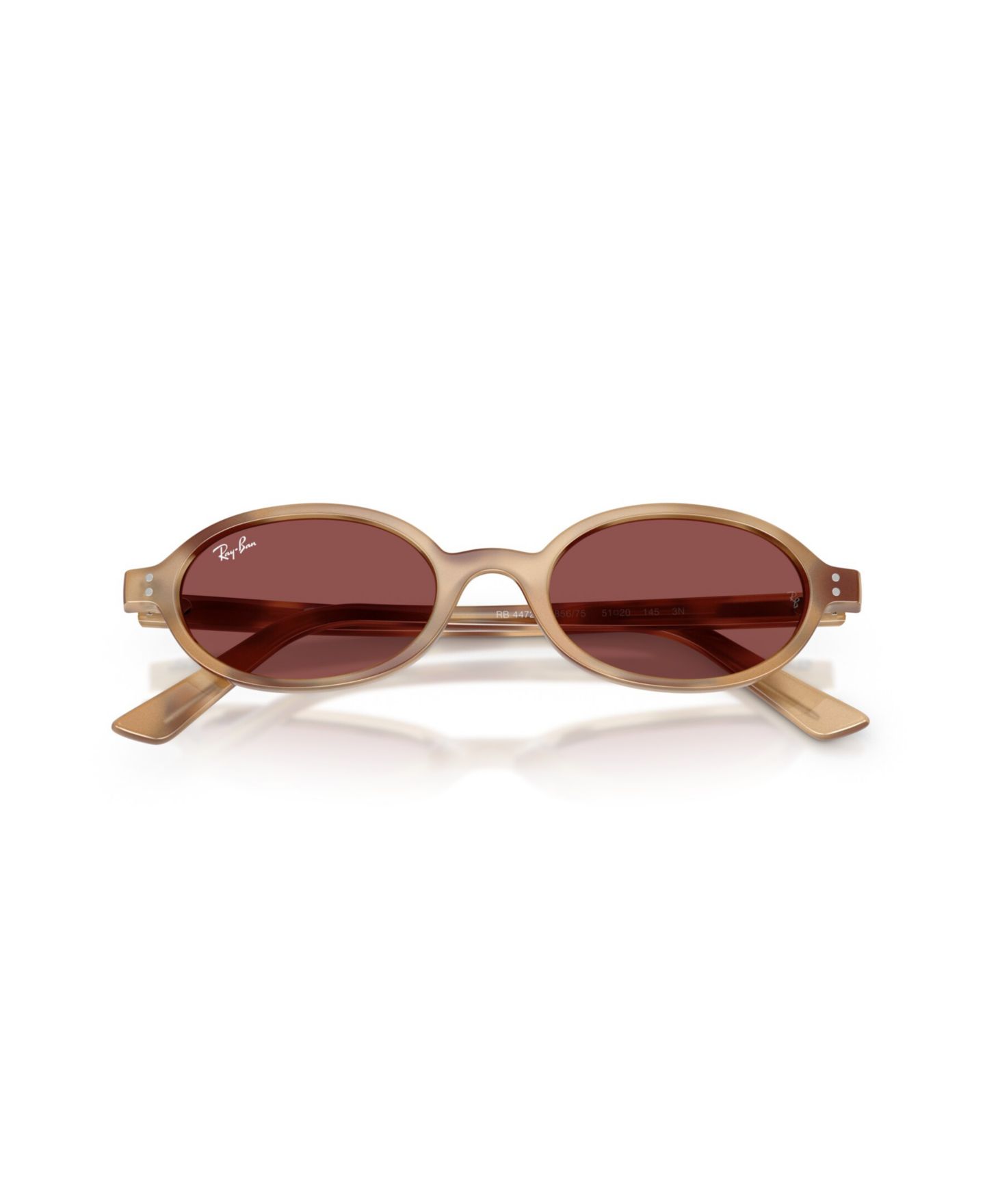Солнцезащитные очки Ray-Ban Unisex Oval Sunglasses, RB4472, цвет: Кремовый гавана — фото 5