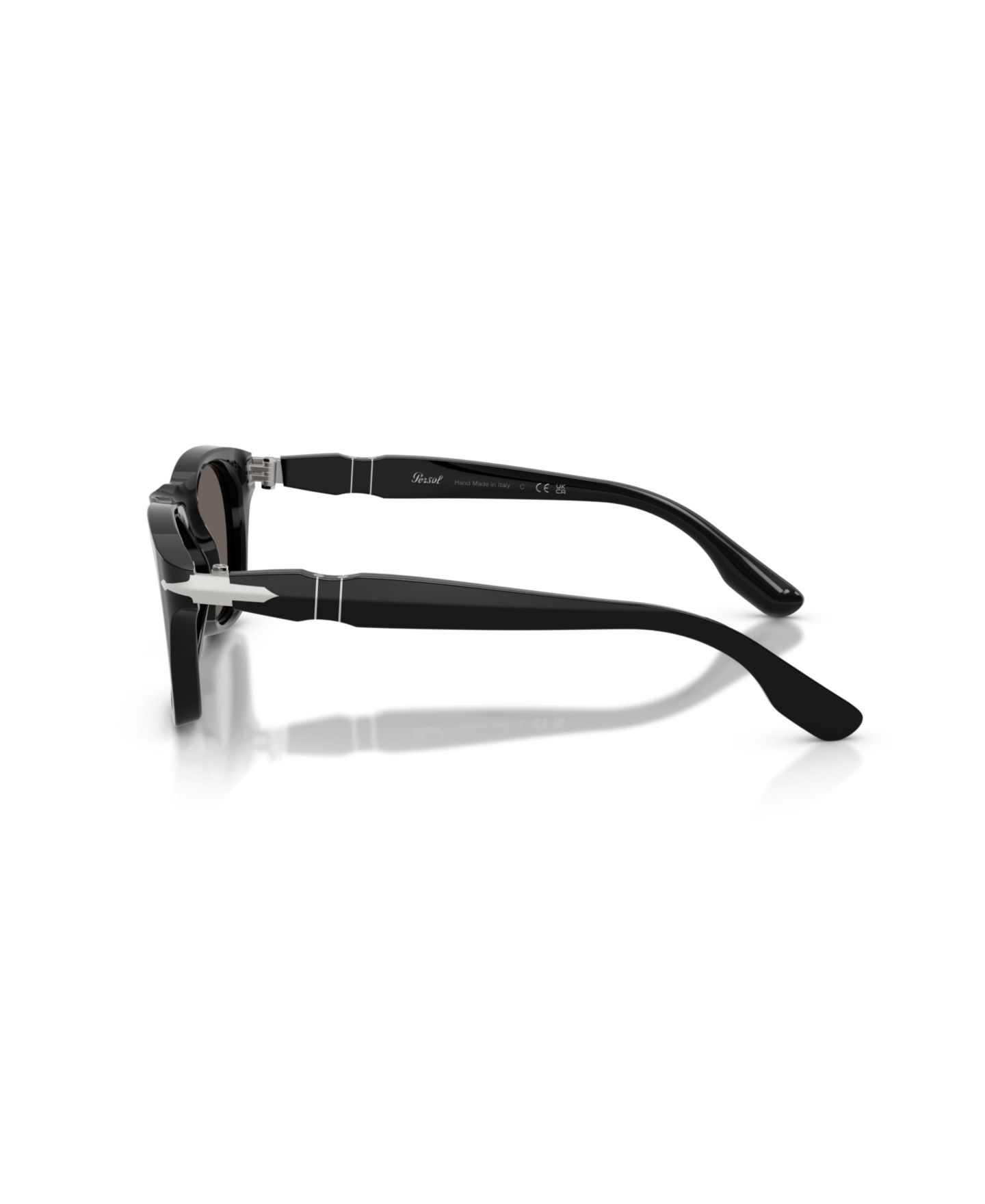 Солнцезащитные очки Persol Unisex Round, PO8001S, цвет: Чёрный — фото 3