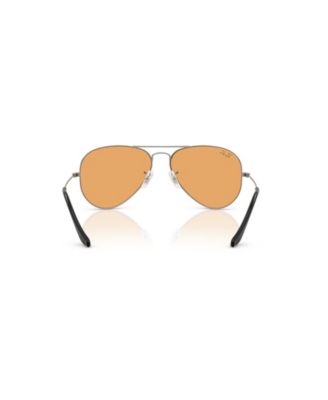 Unisex Pilot Aviator Large Metal Sunglasses, RB3025