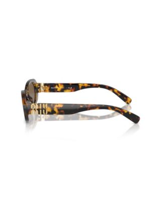 Miu Miu Women's Oval Sunglasses, MU 06ZS
