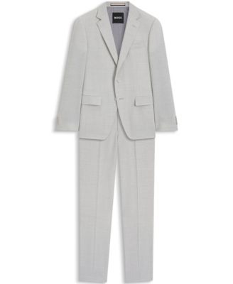 BOSS by Men's Micro-Patterned 2-Piece Slim-Fit Suit