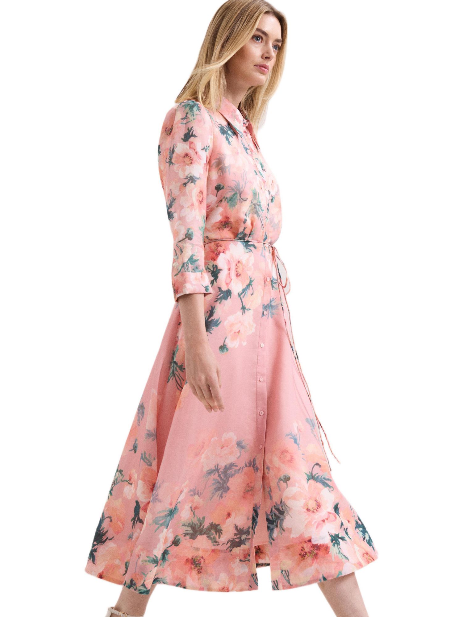 Women's Anabella 3/4 Sleeve Midi Dress