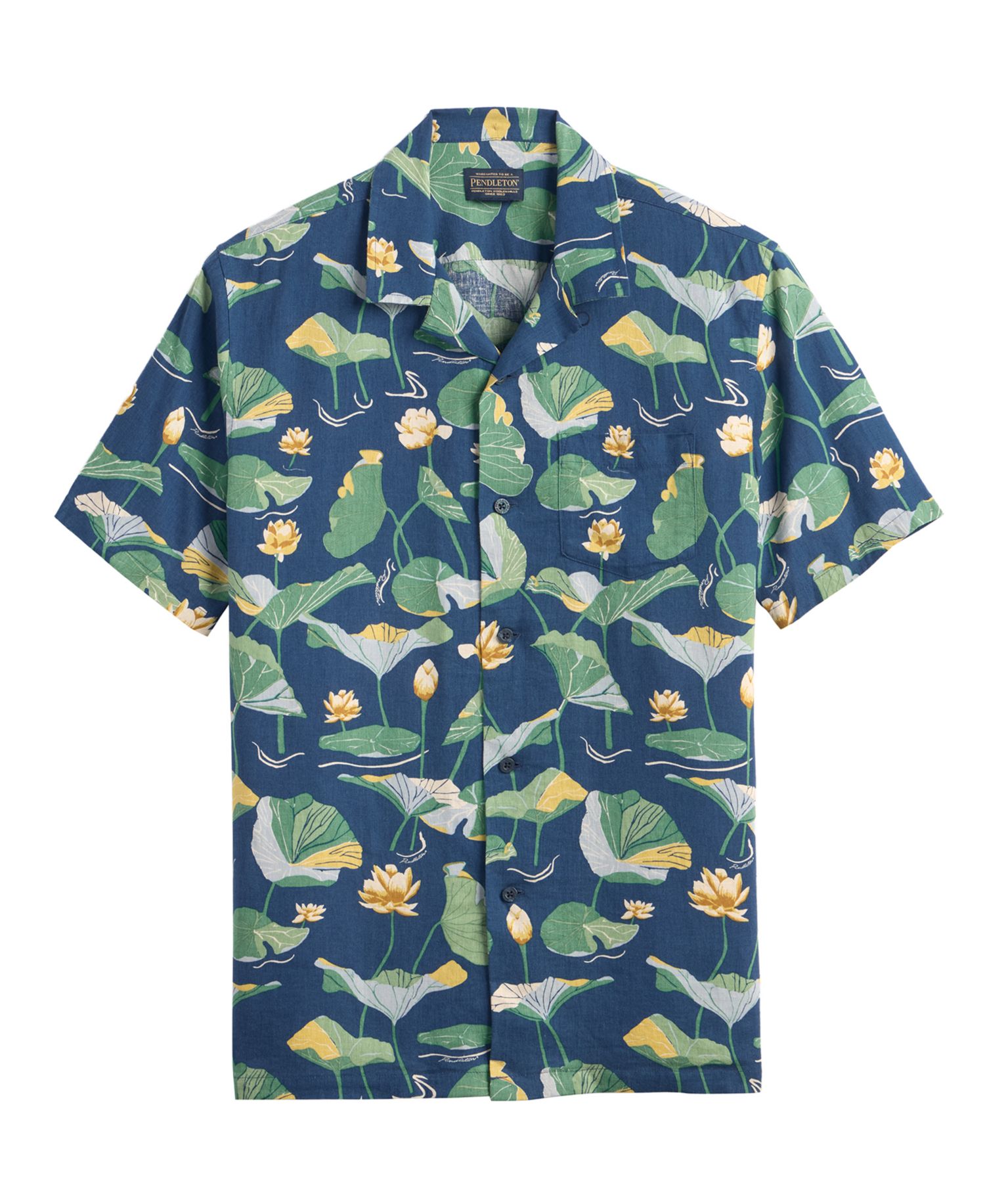 Men's Aloha Short-Sleeve Camp-Collar Shirt