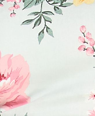 Juniors' Strapless Printed Poplin Dress