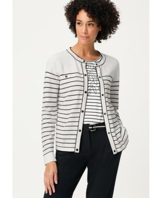 Women's Striped Cardigan