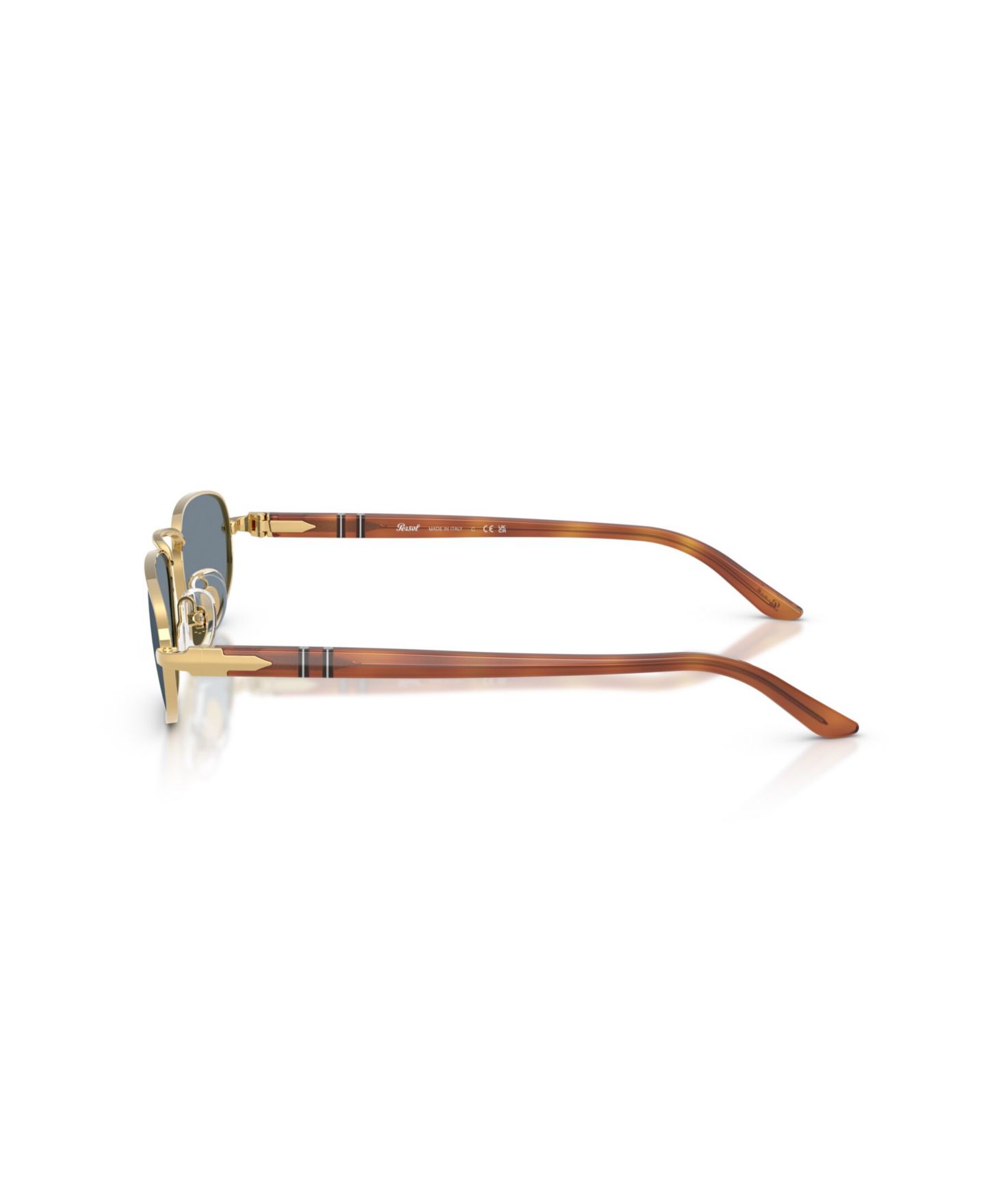 Солнцезащитные очки Persol Unisex Rectangle, PO1028S, цвет: Золотой — фото 9